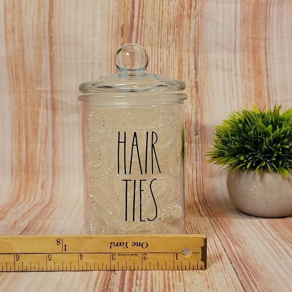 Rae Dunn Glass Hair Tie Holder - Picture 4 of 8